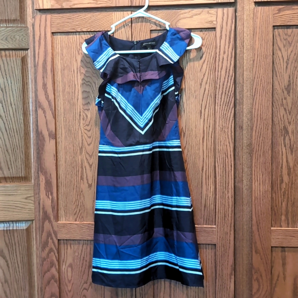 Multi color dress with pockets